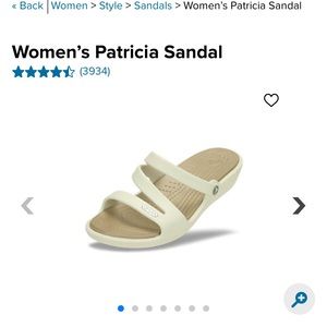 Crocs women sandals never worn size 10